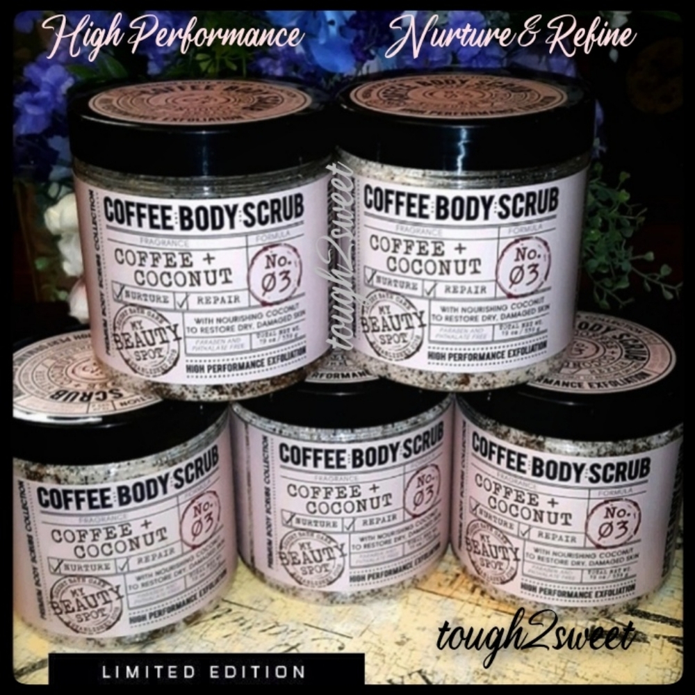 🆕️19 OZ~COFFEE & COCONUT BODY SCRUB WITH FREE BONUS!🎁GREAT GIFT!🎁 - Picture 12 of 13